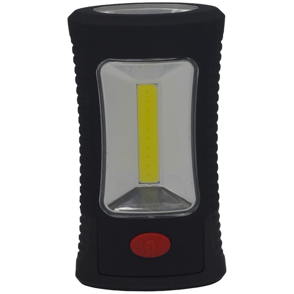 Solight LED munkalámpa, 3W COB + 3 SMD LED, kampó + mágnes, 3 x AAA