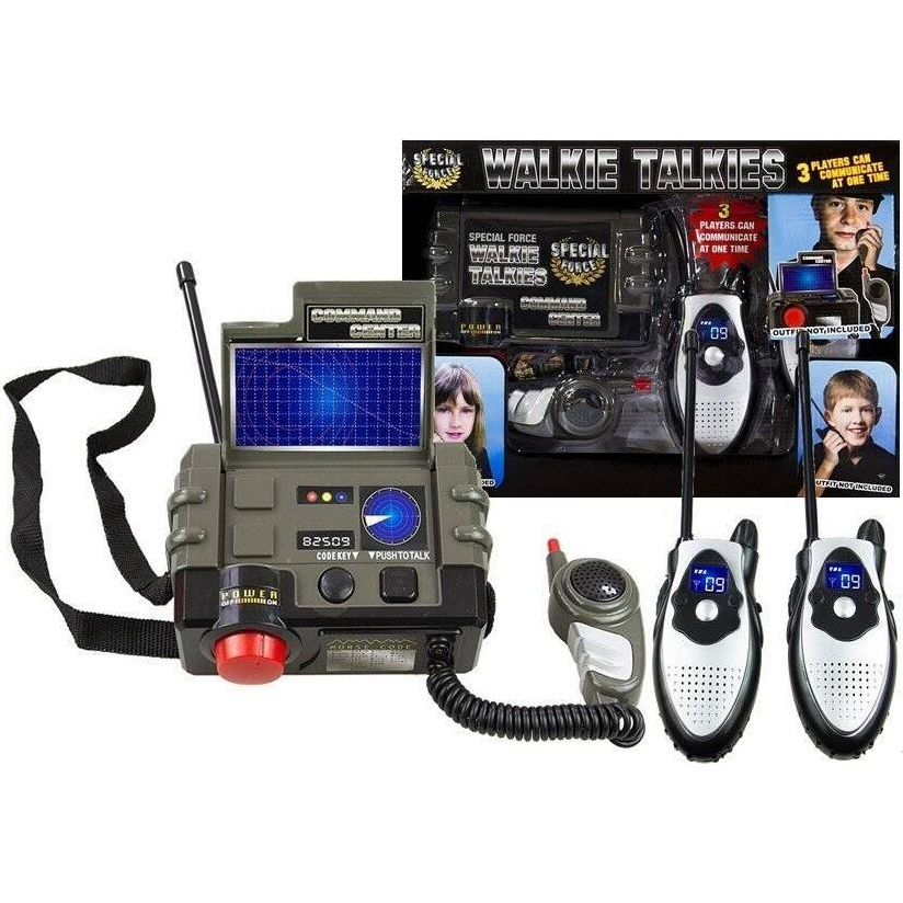 Lean Toys Walkie Talkies Rádióállomással, Kétirányú Rádióállomással, 30 Méteres Hatótávolsággal (1651)