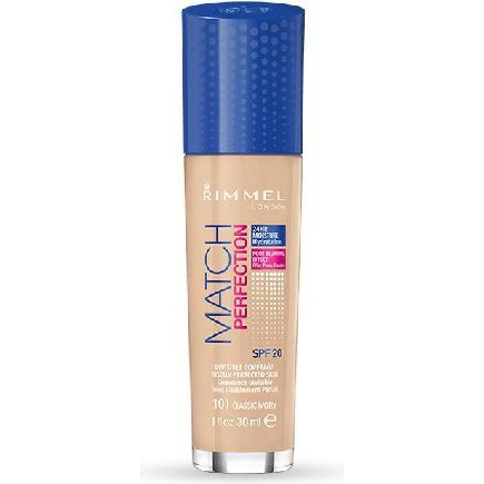 RIMMEL LONDON Match Perfection 101 Classic Ivory 30 ml (34778804101)