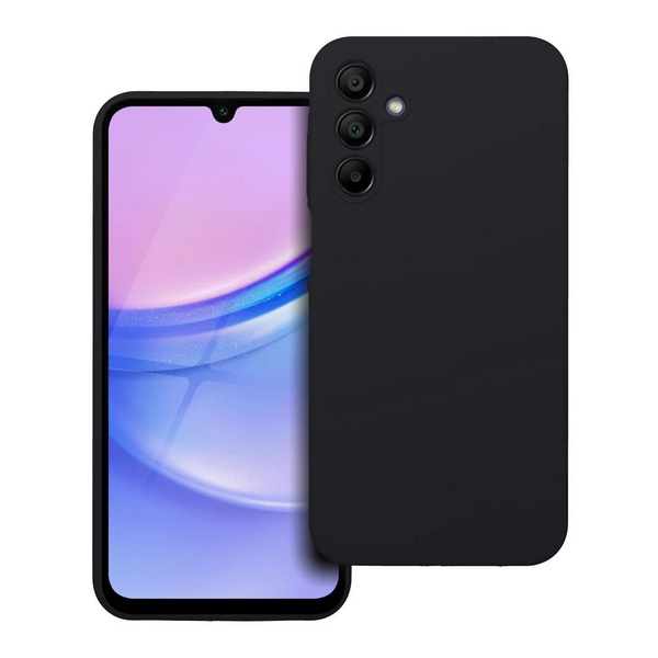 Samsung Galaxy A15 5G / A15 4G készülékhez szilikon tok 2 mm fekete