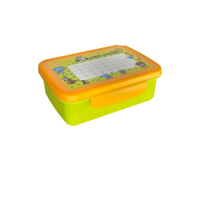 ZDRAVÁ LAHEV uzsonnás doboz, zöld/sárga (263418757)