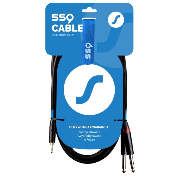 3,5mm jack kabel - 6,3mm jack SSQ MIJM1 1 m