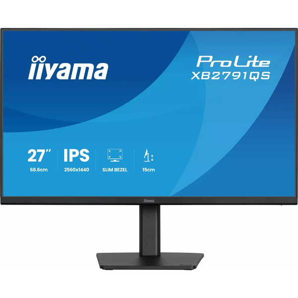 iiyama ProLite XB2791QS-B1 computerskærm 68,6 cm (27") 2560 x 1440 pixel Quad HD LED Sort