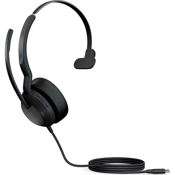 Jabra 25089-889-899 слушалка Слушалки Жичен Лента за глава Офис/Център за обаждания UBS тип C Черен