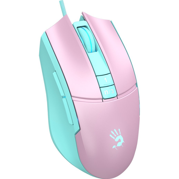 A4Tech Bloody L65 MAX Vezetékes Gaming Egér Rózsaszín 12000 DPI