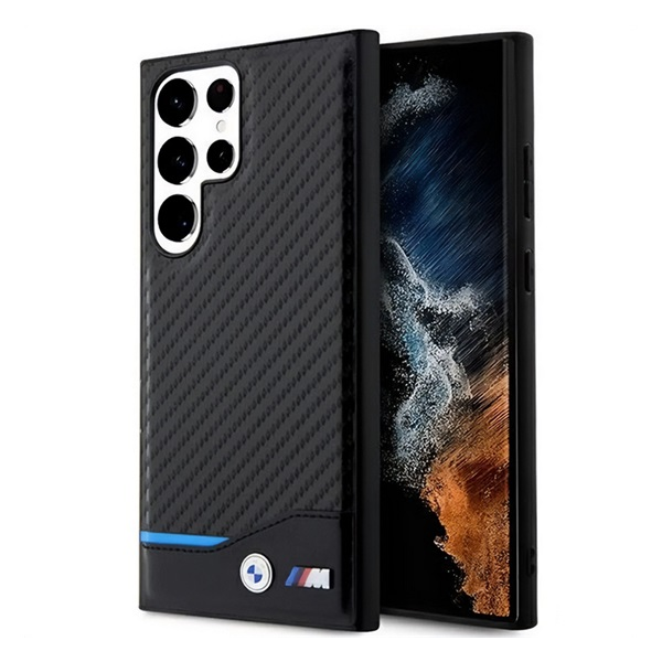 Zadný Kryt BMW pre Samsung Galaxy S23 Ultra BMHCS23L22NBCK čierna