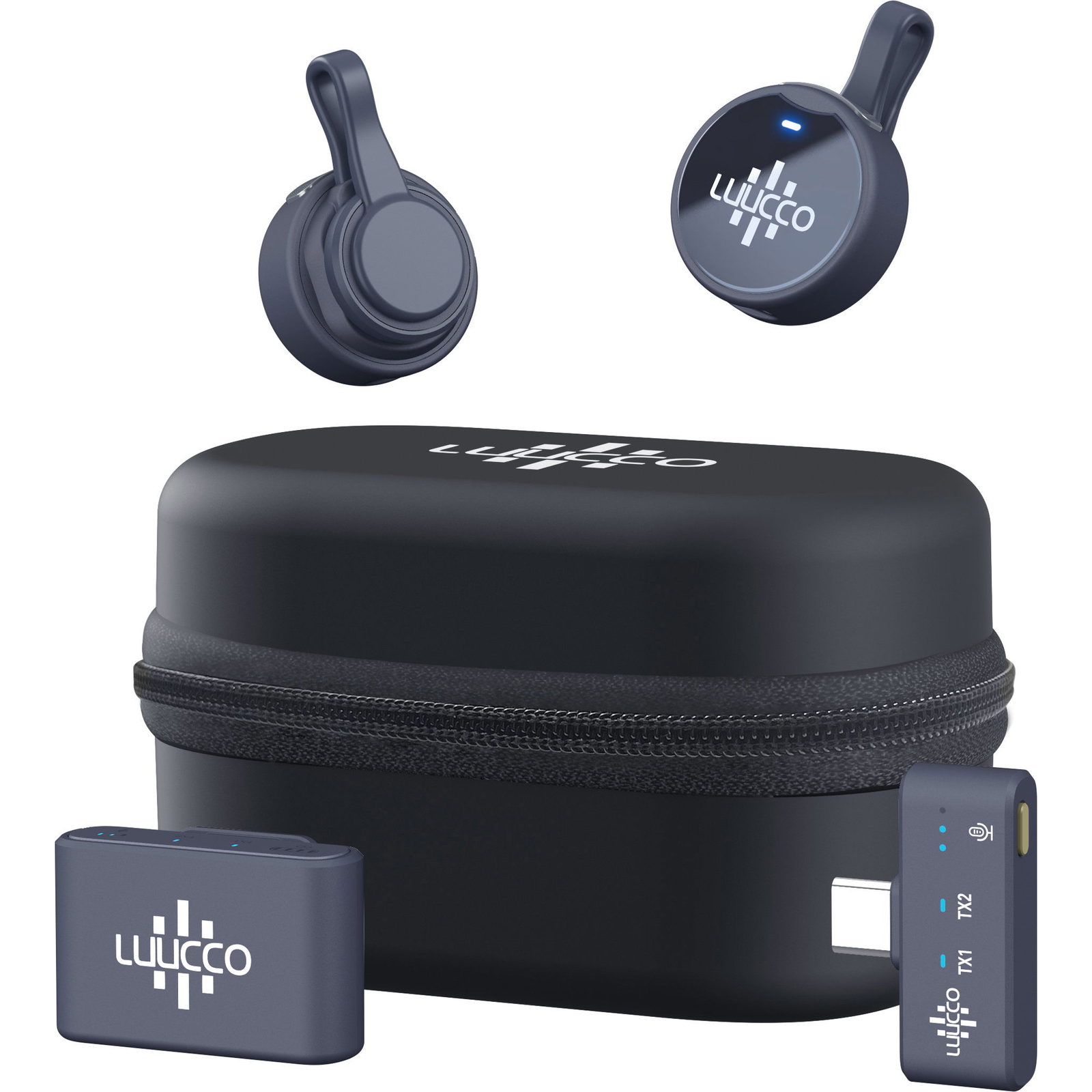 LUUCCO AirWave Pro K2 Combo Wireless Lavalier Microphone Set (LU-AW-PRO-K2-COMBO)