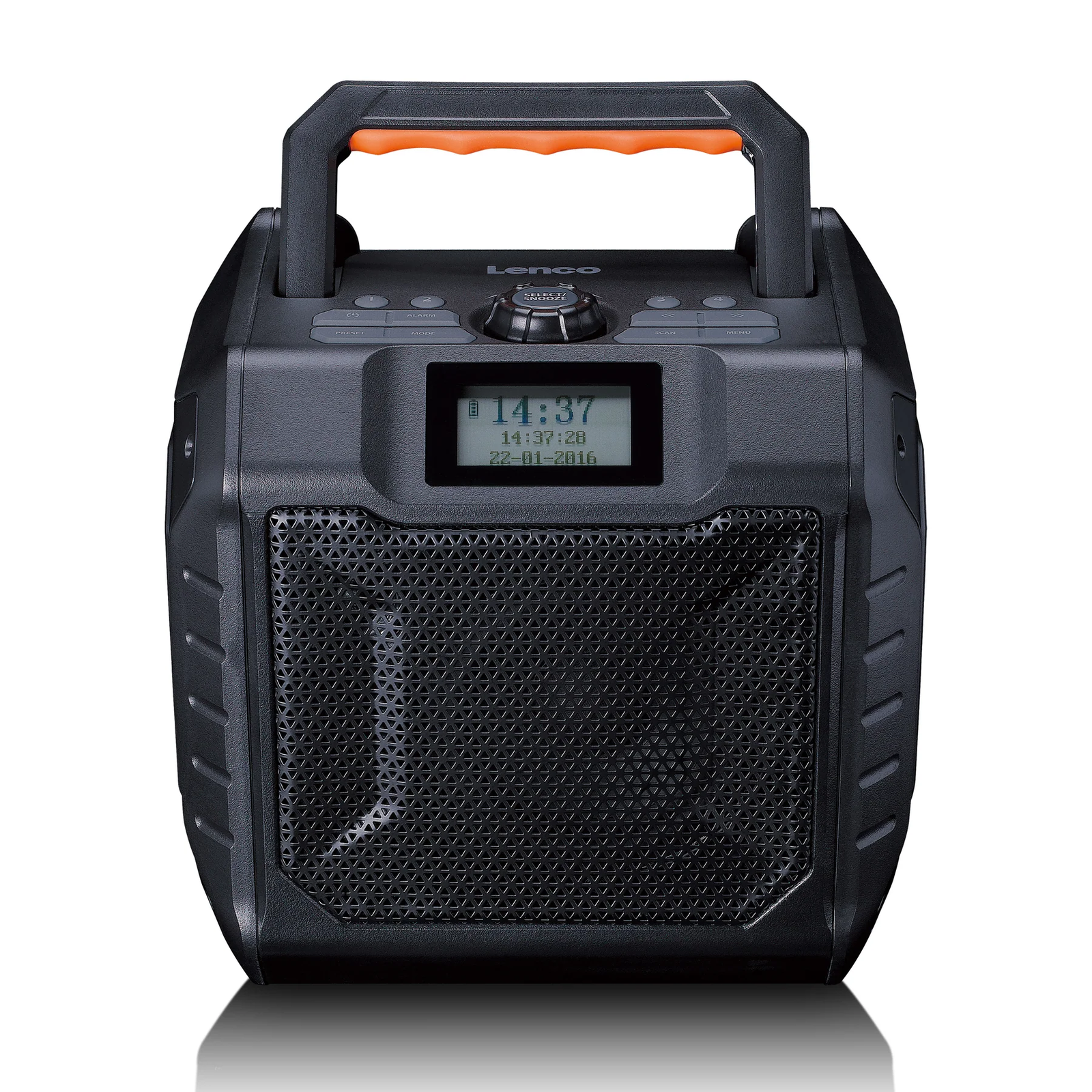 Lenco ODR-160GY Hordozható Bluetooth DAB+ / FM Rádió 35 Watt - Fekete (ODR-160GY)