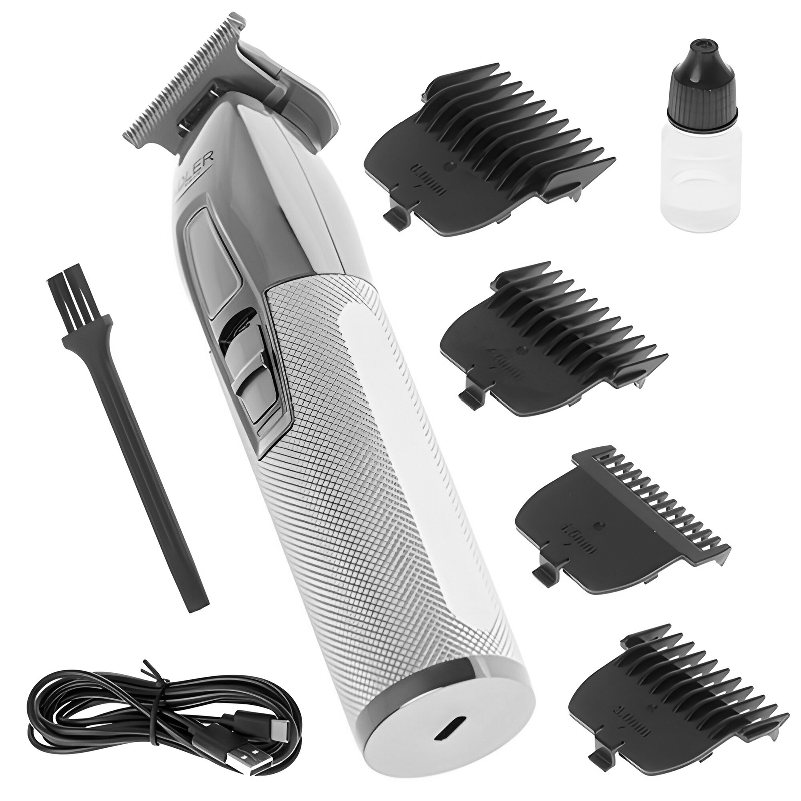 Adler AD 2836s Haj- és szakállnyíró - Ezüst (AD 2836S)