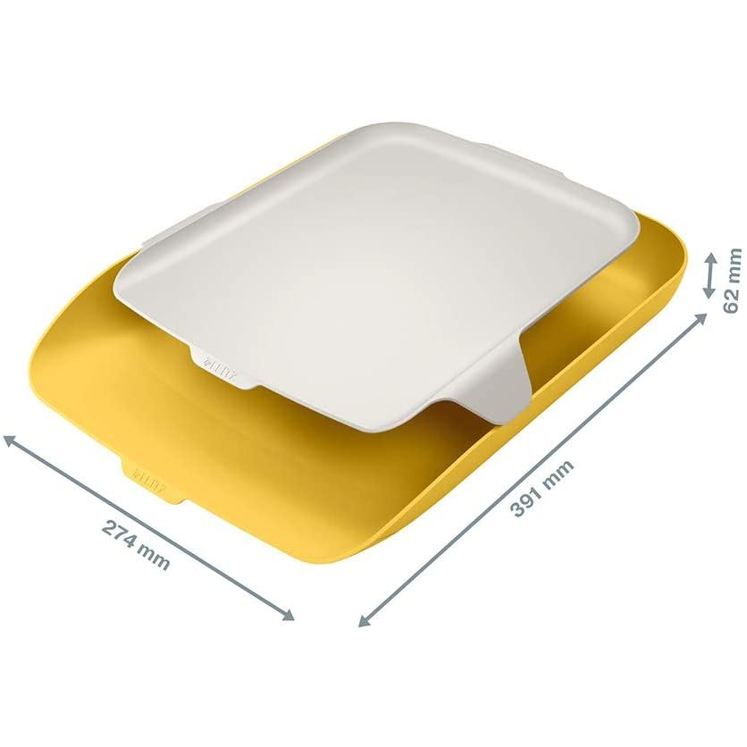 Leitz Cosy irattálca rendszerező tálcával meleg sárga (52590019) (lei52590019)