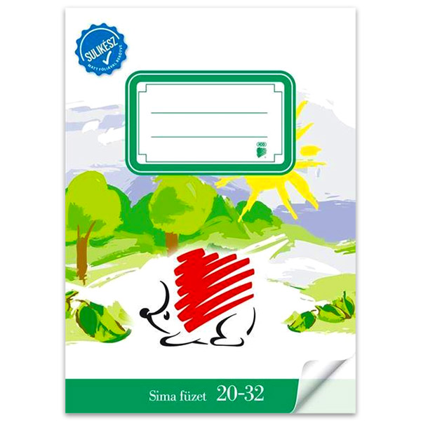 ICO Süni sulikész 32 lapos A5 sima füzet (7500052001)