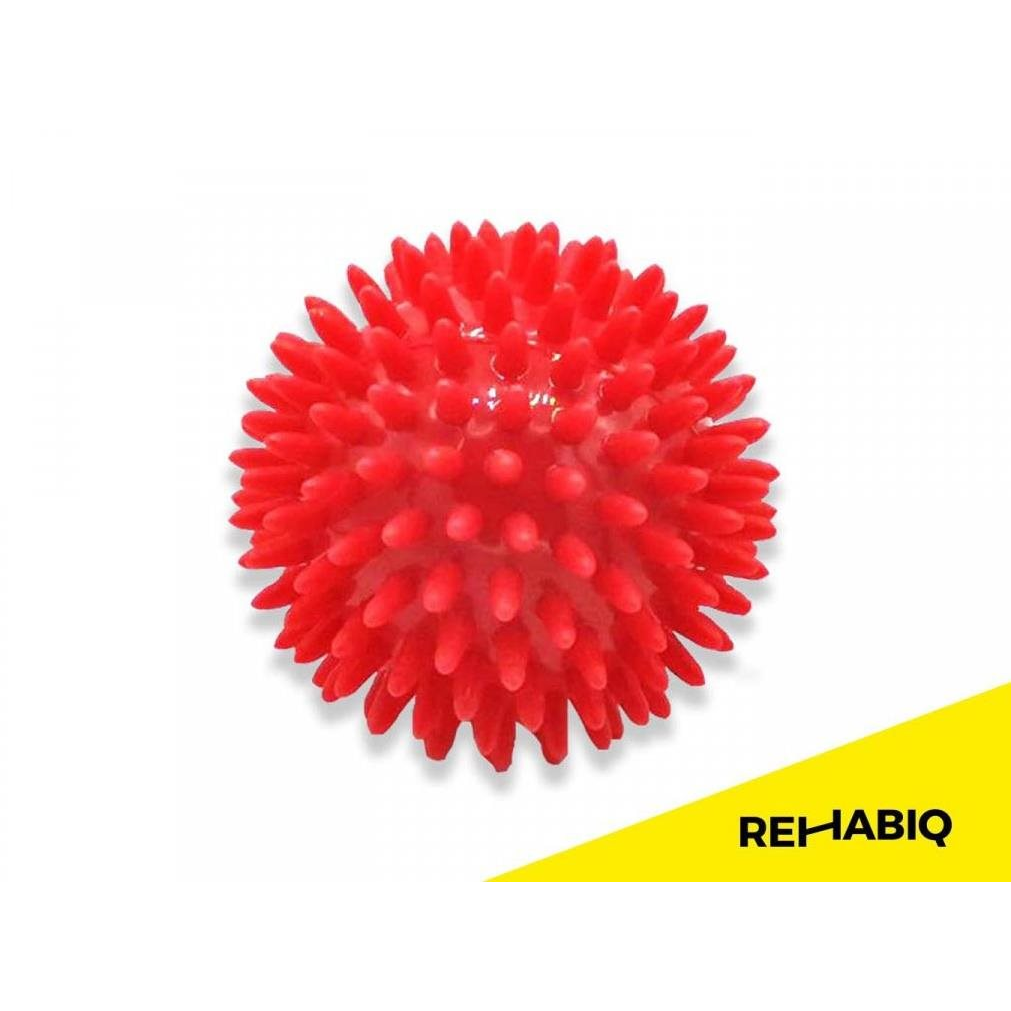 Rehabiq Red sündisznó masszázslabda, 8 cm (RIQ-JEZ8)