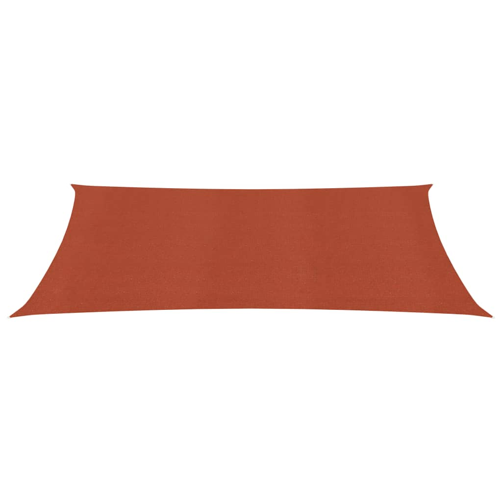 terrakotta HDPE napvitorla 160 g/m² 5 x 8 m (311358)