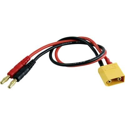 Amewi Töltőkábel [1x Banándugó, 4 mm - 1x XT90] 30 cm (28232)