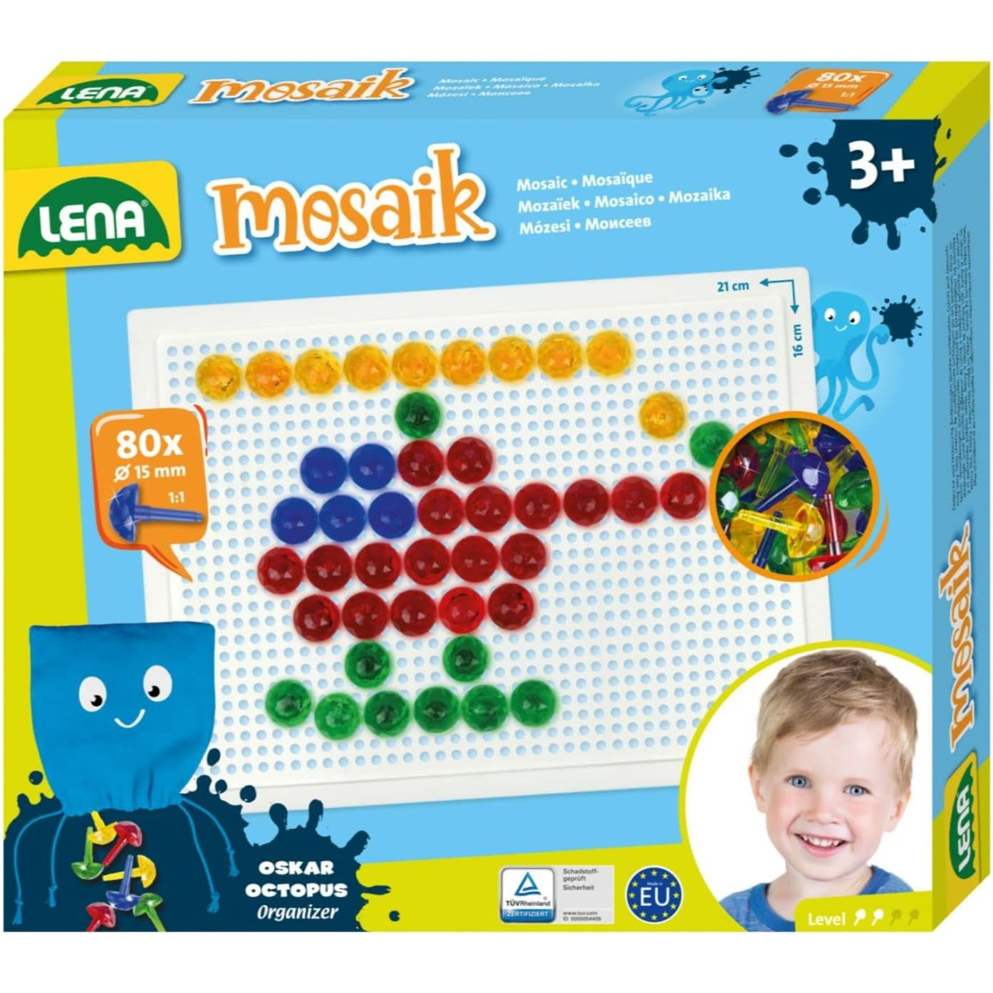 Lena 15mm Pötyi képkirakó játék - 80 darabos (35622)