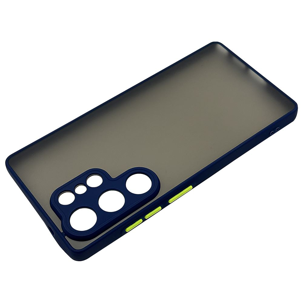 Cellect Samsung Galaxy S25 Ultra műanyag tok kék-zöld (CEL-MATT-S25U-BLG) (CEL-MATT-S25U-BLG)