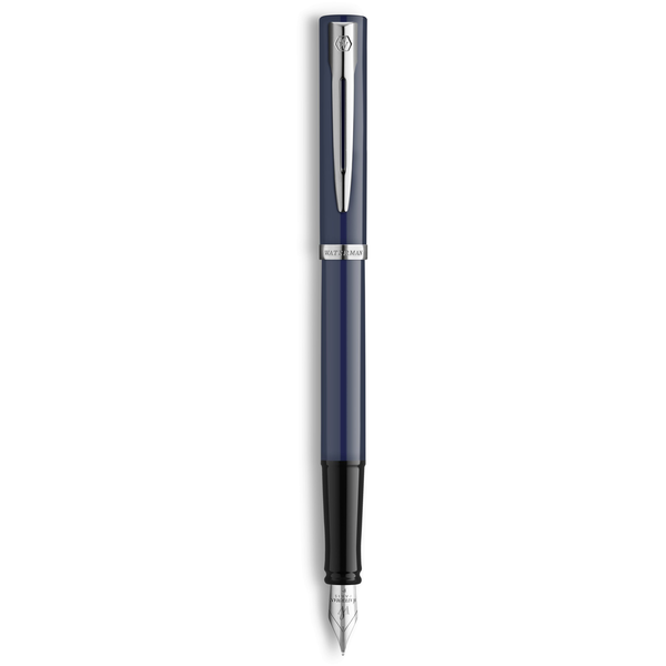 WATERMAN Füllfederhalter IMPRESSION blauer Lack CT M Blau Geschenkbox