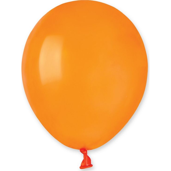 Gemar Balony pastelowe Pomarańczowe, A50, 13 cm, 100 szt.