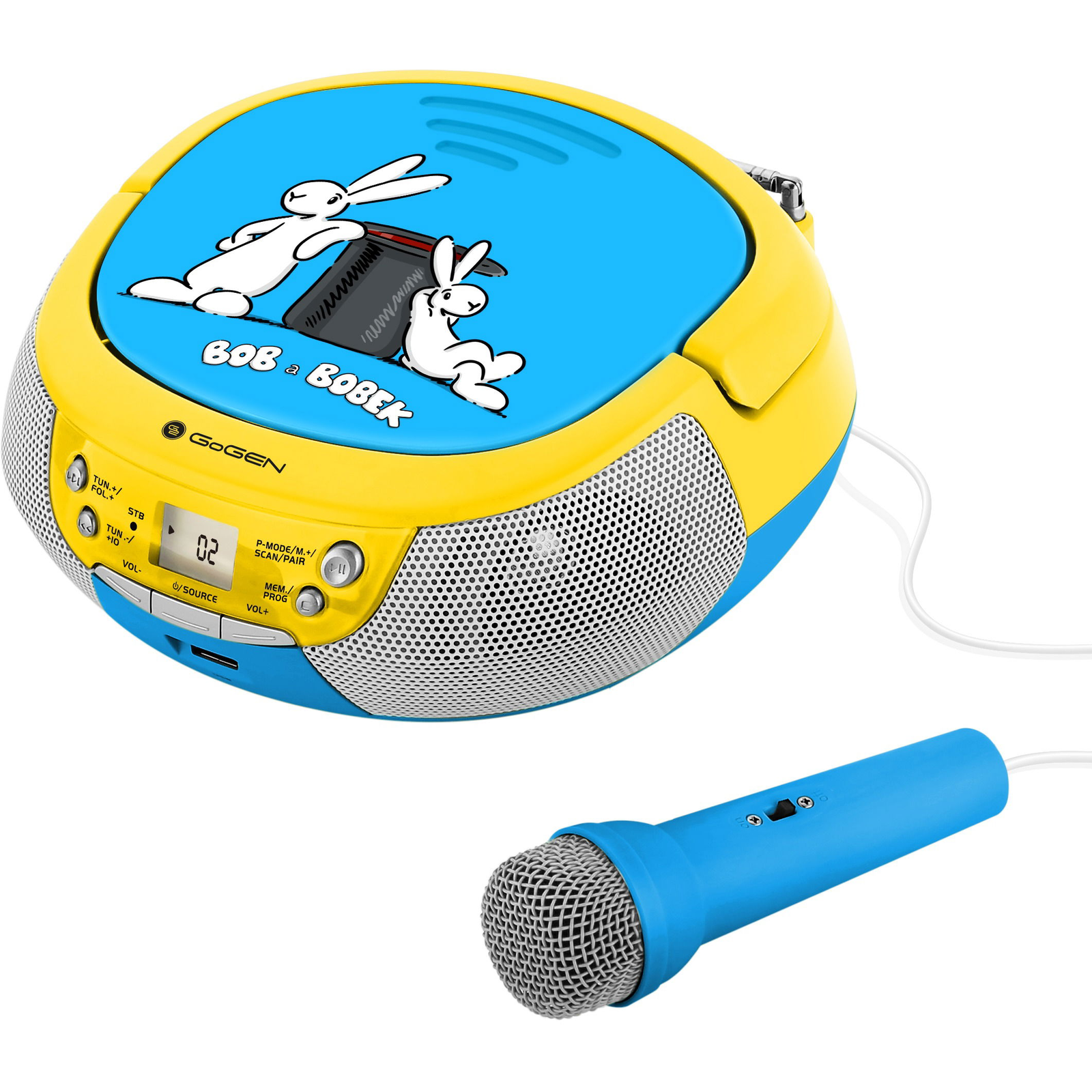 GoGEN Bob és Bobek CD kék (GOGBOBPREHRAVACB)