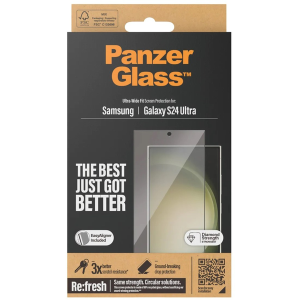 PanzerGlass Ultra Wide Fit Doorzichtige schermbeschermer Samsung 1 stuk(s)