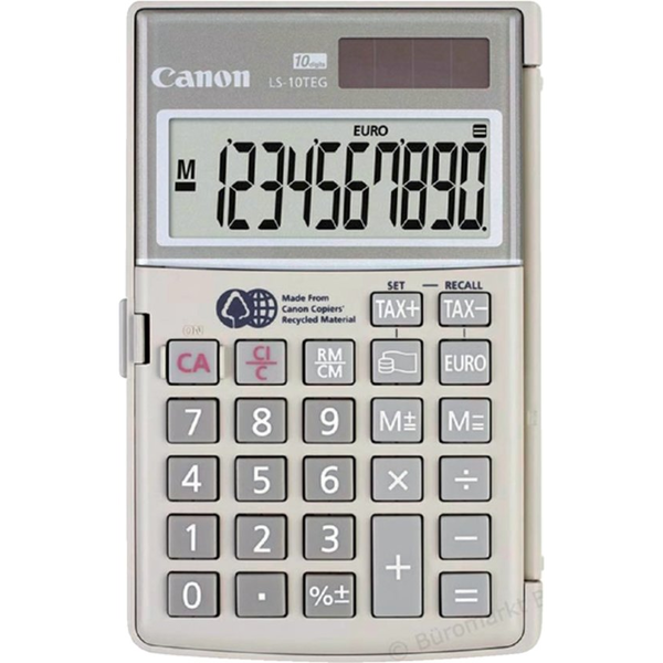 Canon LS-10TEG calculator Pocket Financiële rekenmachine Grijs