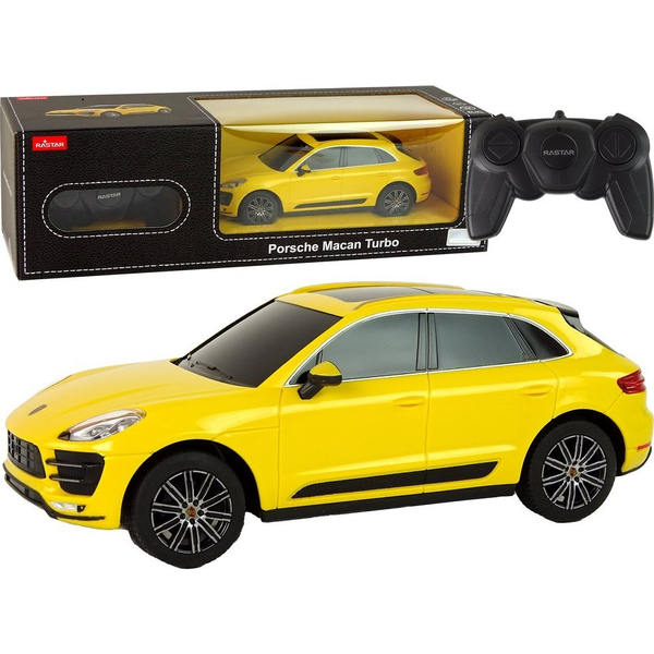 Autó R/C Porsche Macan Turbo 1_24 Rastar Sárga
