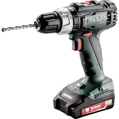 Metabo Sb 18 L Taladro Atornillador De Percusión De Batería/18v 2x Ion De Litio; Cargador Sc 30; Metabox 145