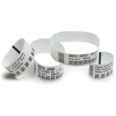 Zebra Z-Band UltraSoft Wristband Hvid