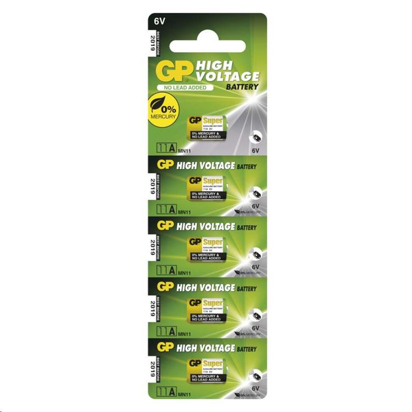 GP 6V Ultra alkáli 11A MN11 elem (5db/blister)  (B1302 / GP11AF-2C5)