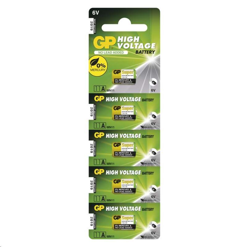 GP 6V Ultra alkáli 11A MN11 elem (5db/blister) (B1302 / GP11AF-2C5) (B1302)
