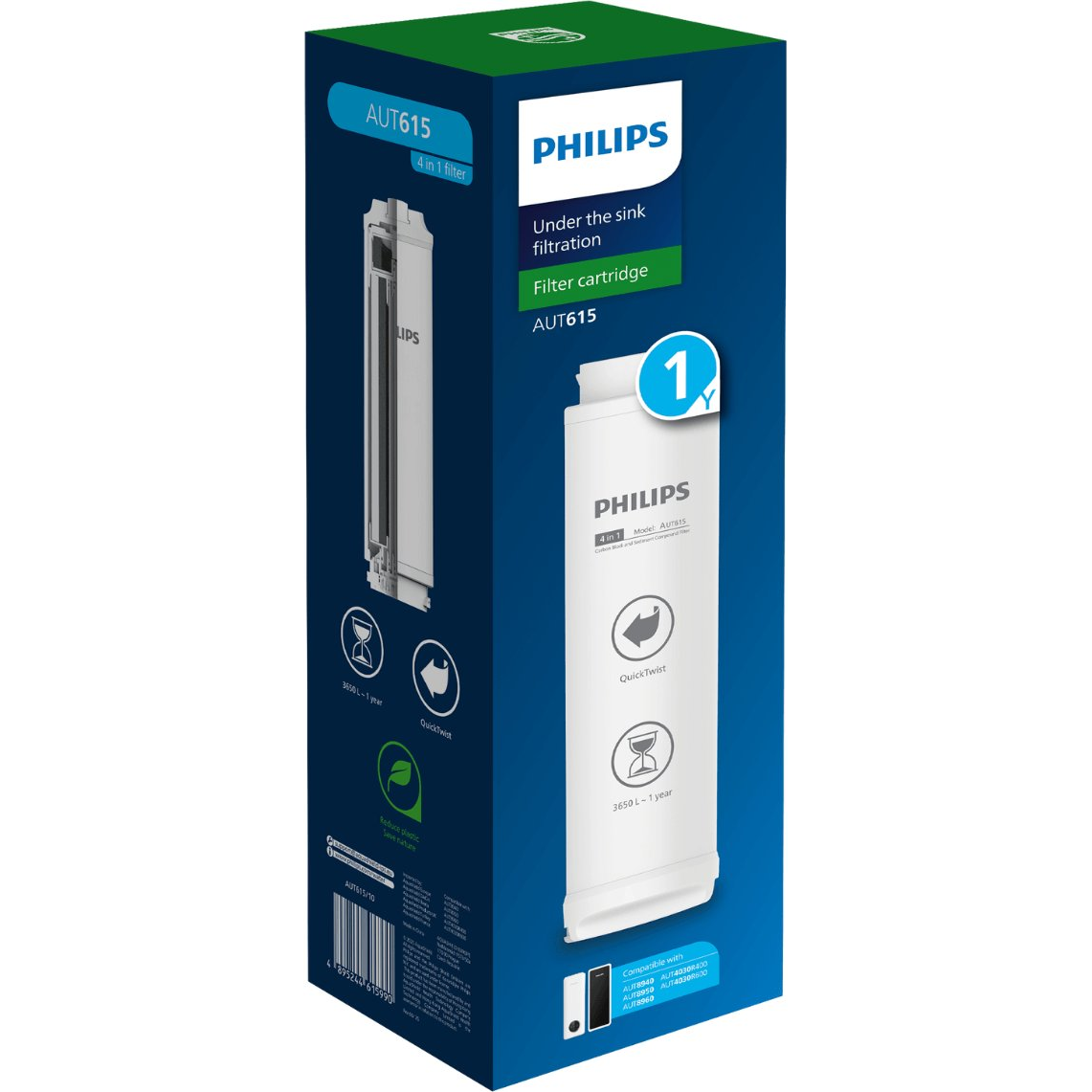 Philips náhradný filter 4v1 AUT615 pre systémy reverznej osmózy AUT8940