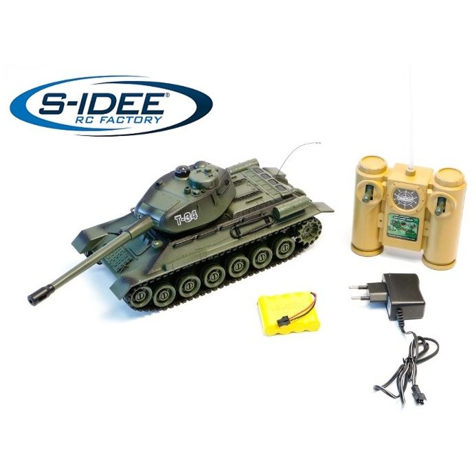 Combat tank T34 2.4 GHz with infrared cannon, fighting 1:28 (4260463523041)