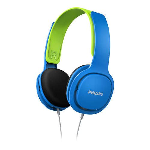 Philips SHK2000BL/00 sluchátka / náhlavní souprava Kabel Přes hlavu Hudba Modrá, Zelená