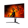 AOC G3 U32G3X/BK LED display 80 cm (31.5") 3840 x 2160 Pixeles 4K Ultra HD Negro, Rojo