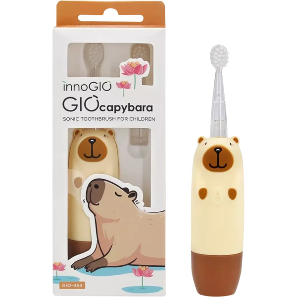 InnnoGio Sonická zubná kefka pre deti GIOcapybara