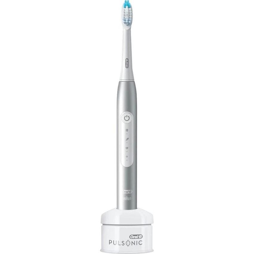 Oral-B Pulsonic Slim Luxe 4000 Szónikus Elektromos Fogkefe Platinum (4210201305644)