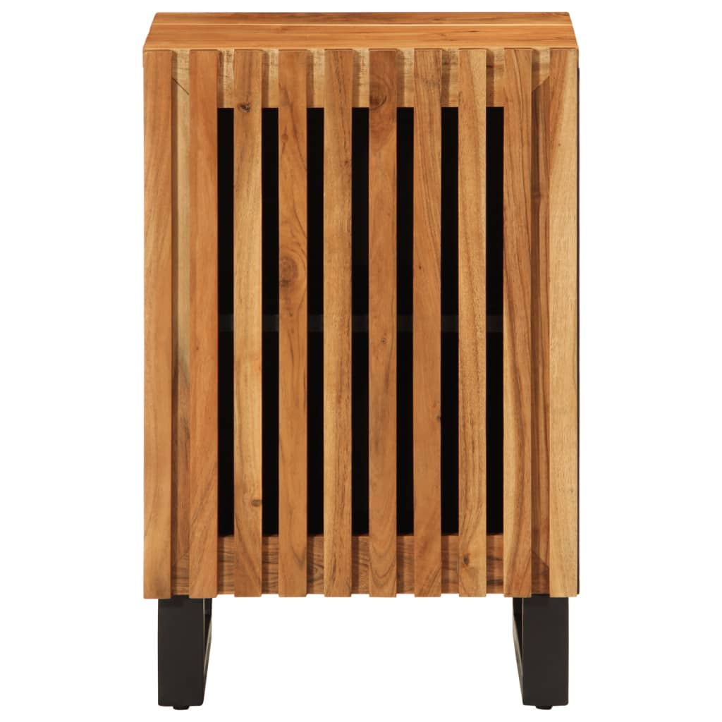 tömör akácfa fürdőszobaszekrény 38 x 34 x 58 cm (377540)