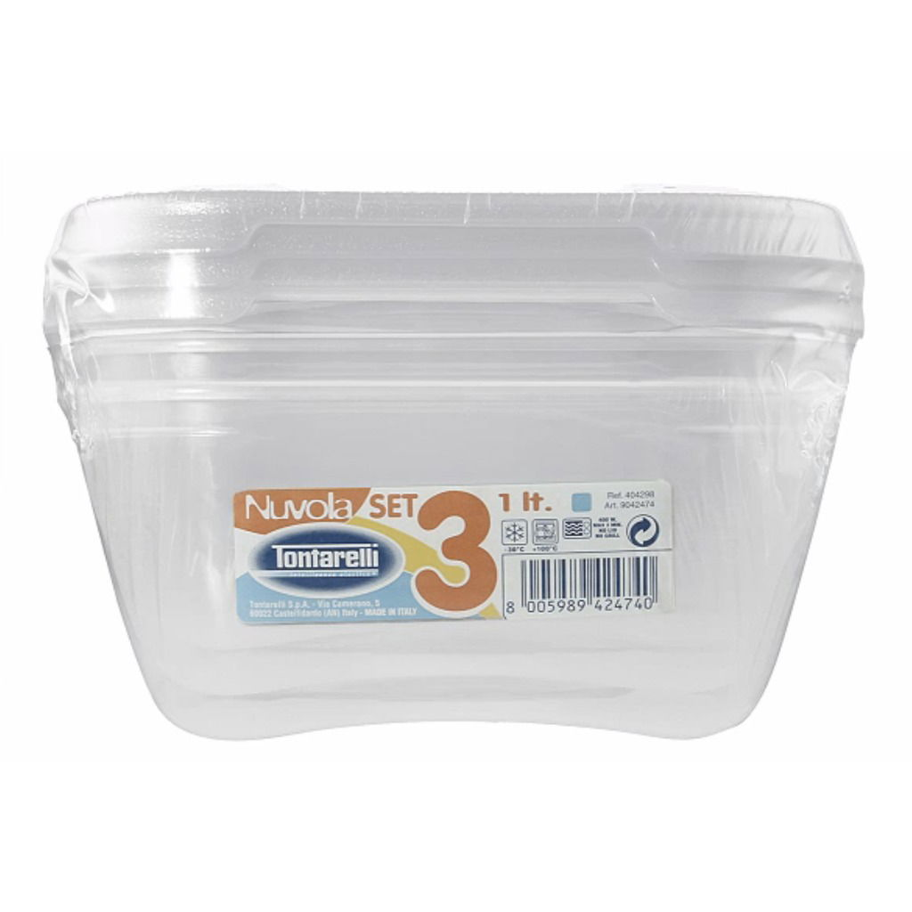 Tontarelli Nuvola, 3 × 1 l, fehér (8005989247929)