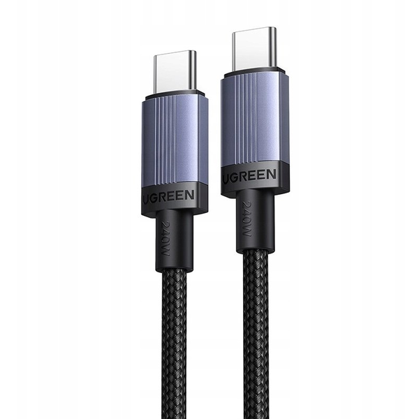 UGREEN USB 2.0 Type C Összekötő Fekete 2m 65833
