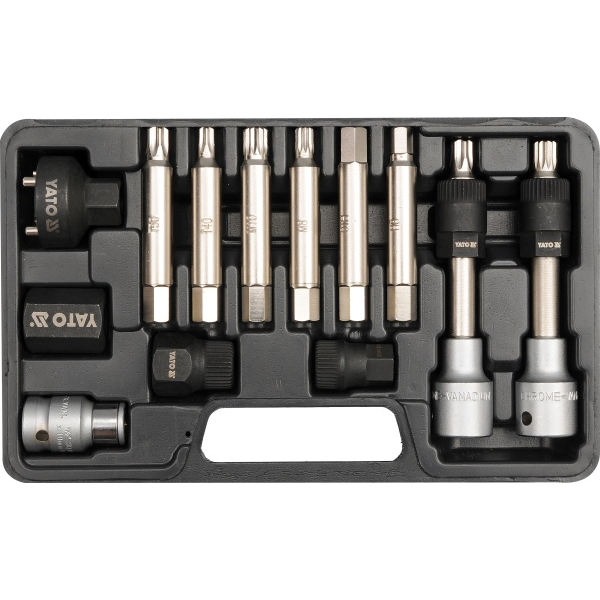 YATO Generátor javító készlet 13 részes 1/2 col CrV (YT-0421)