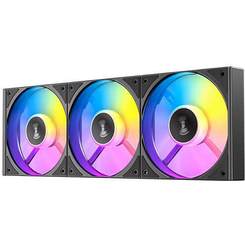 Antec Connect 120 Reverse ARGB PWM Zwart set van 3