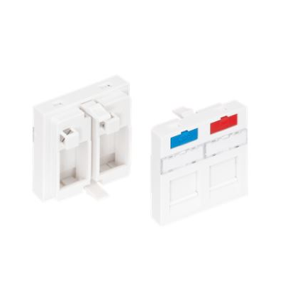 Nikomax Mosaic betét 45x45mm, 1 portos (NMC-PM1P-PF-WT)