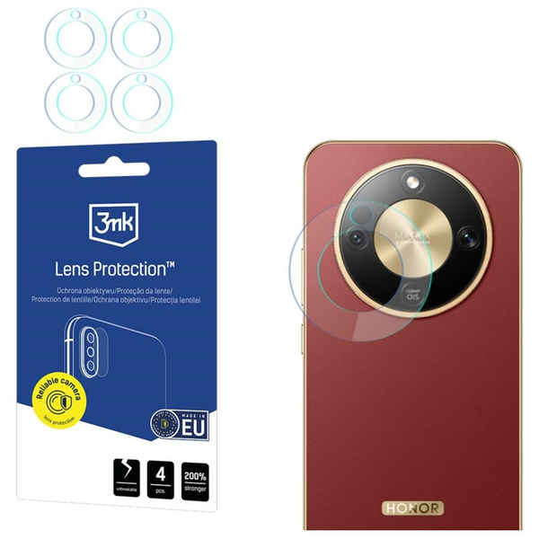 Hybridní Sklo 3MK pro Honor Magic8 Lite, 4 ks