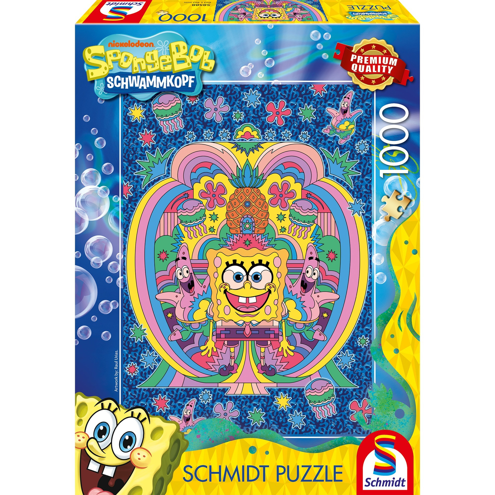 Schmidt Spiele Hódolat SpongyaBob-nak 1000 darabos puzzle