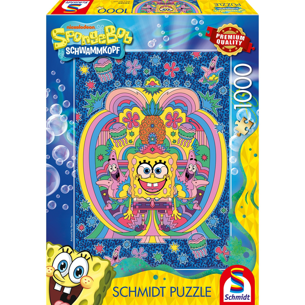 Schmidt Spiele Hódolat SpongyaBob-nak 1000 darabos puzzle