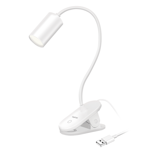 LED Lampička na Čtení s Klipem na Stůl USB Dotyková Noční s Regulací