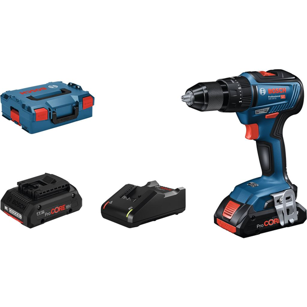 Bosch Professional GSB 18V-55 akkus ütvecsavarozó 2db 4.0Ah akkuval (06019H5304)