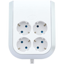 Zásuvka Elektrický rozbočovač REV bílá