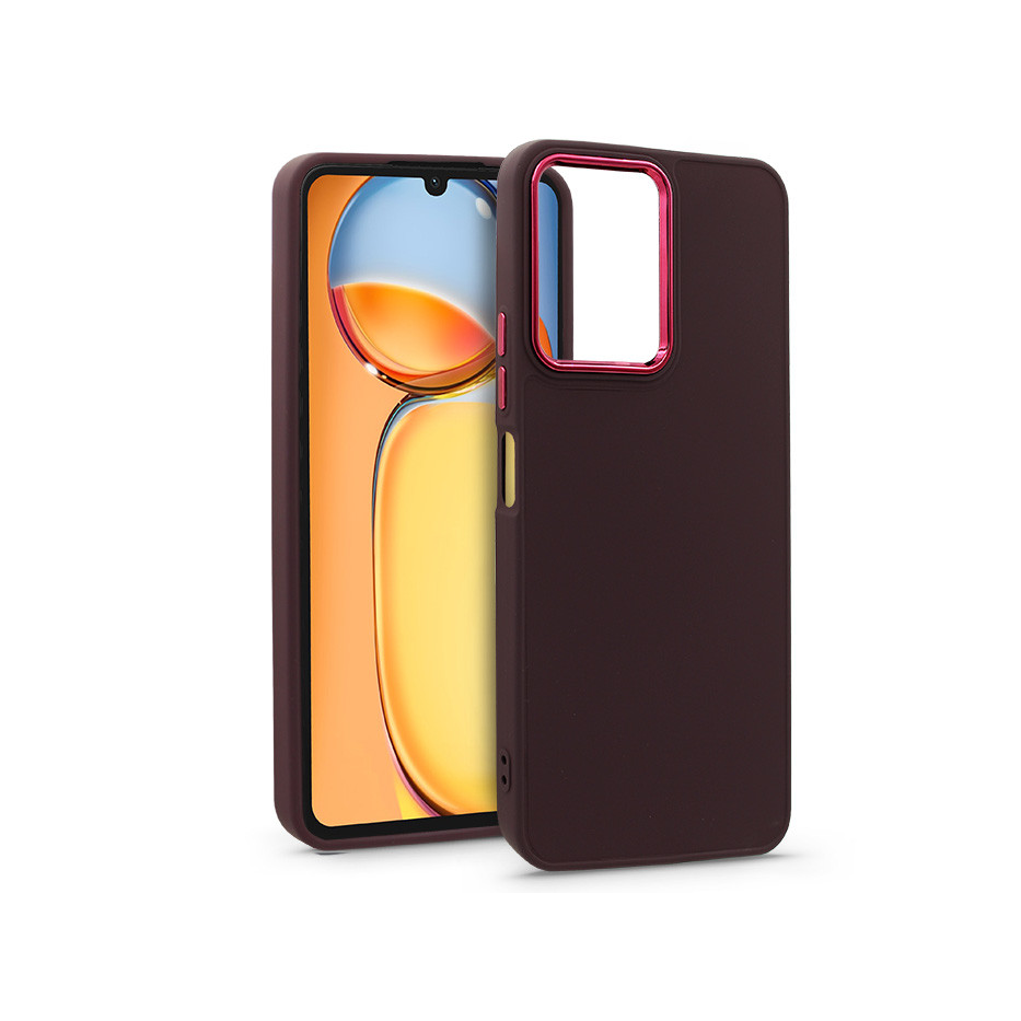 Xiaomi Redmi 13C szilikon hátlap - Frame - bíbor (HF256622)