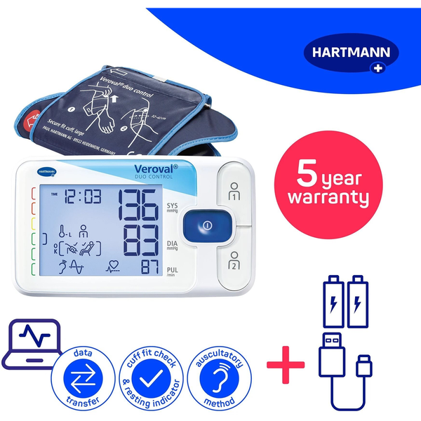 HARTMANN Veroval Duo Control, Bluetooth